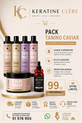 Pack Tanino Caviar Cléré Professionnel – Lissage, Réparation & Brillance Intense