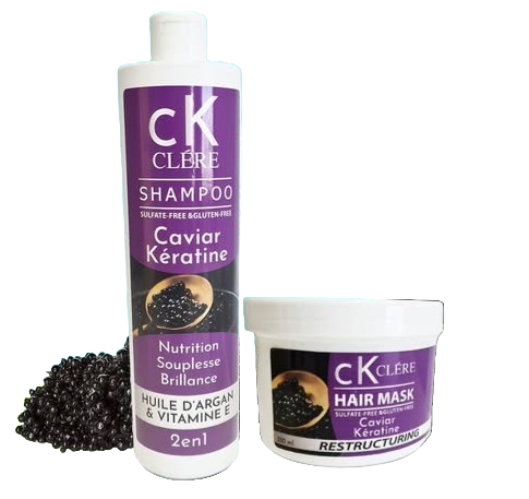 Shompoing 500ml + Masque caviar 350Gr