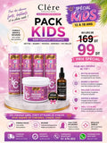 Pack Kids Cléré 12 à 18 Ans – Soin Capillaire Complet 5 Étapes + Sérum Offert